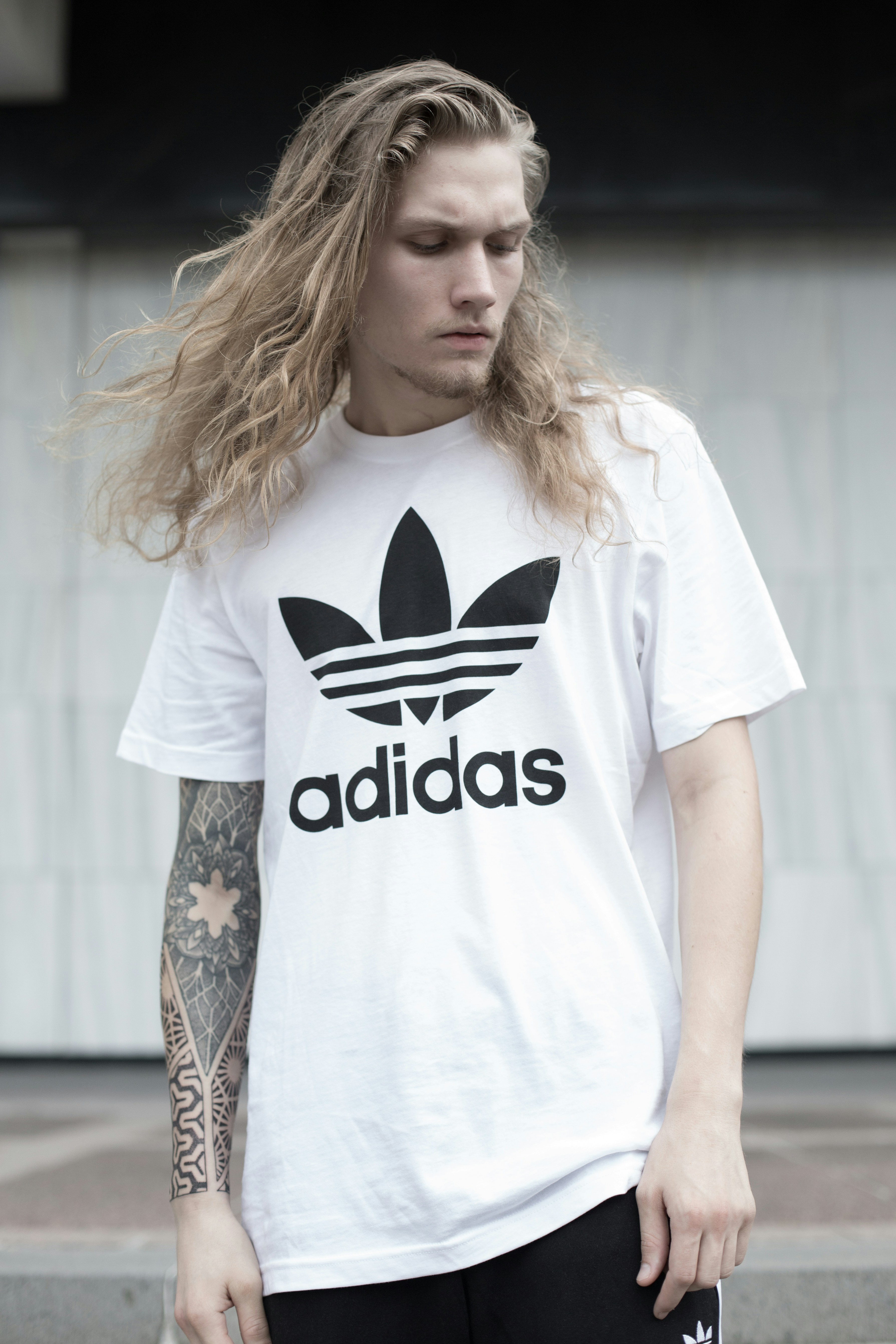 Adidas White Tshirt